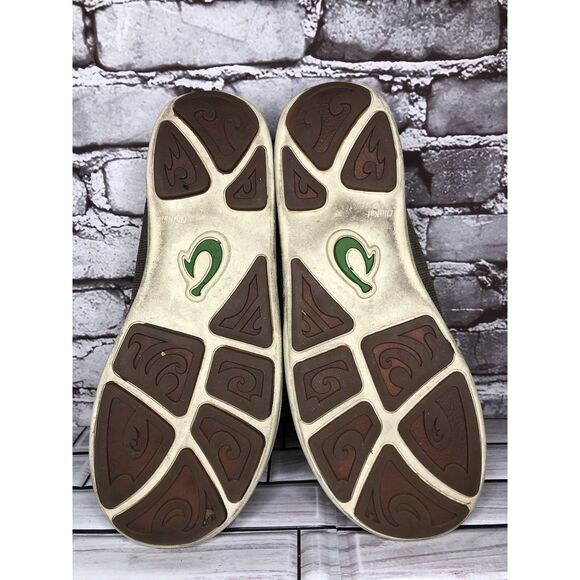 Olukai Nohea Mesh Green Textile Comfort Casual Loafers Shoes Men Sz 11M US/44EU - Picture 13 of 16